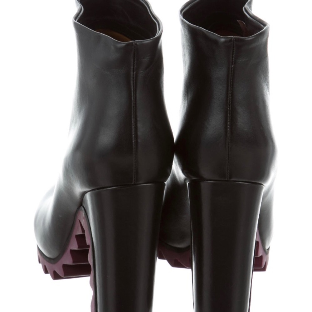 Jil Sander Purple Lug Sole ankle boots size 6 - Picture 4 of 5